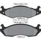 Bremsbelagsatz Jeep P. Cherokee 84- / Hummer 92 2182001