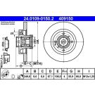 Bremsscheibe 24.0109-0150.2