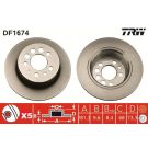 TRW Bremsscheibe DF1674