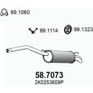 Endschalldämpfer 58.7073