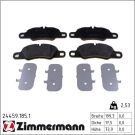 ZIMMERMANN Bremsbeläge 24459.185.1