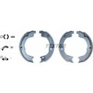 Handbremsbacken Hyundai H-1/Starex/Santa Fe 00-12 91079600