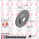 ZIMMERMANN Bremsscheibe 230.2356.20 Coat Z