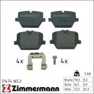 ZIMMERMANN Bremsbelagsatz, Scheibenbremse 21474.165.2