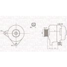 MAGNETI MARELLI Generator 063731959010