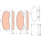 Bremsklötze HA GDB3487