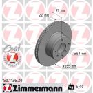ZIMMERMANN Bremsscheibe 150.1136.20