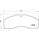 BREMBO Bremsklötze VA P A6 022