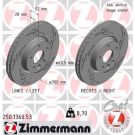 ZIMMERMANN Bremsscheibe 250.1360.53 ZIMMERMANN Bremsscheibe 250.1360.53