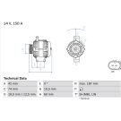 Lichtmaschine 0 986 082 330