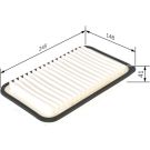 Luftfilter F 026 400 341