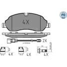 Bremsbelagsatz, Scheibenbremse 025 220 3417/PD