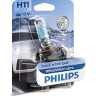 H11 12V 55W PGJ19-2 WhiteVision Ultra 1 Stück Philips 1-STK Blisterpackung WhiteVision ultra 12362WVUB1
