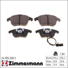 ZIMMERMANN Bremsbeläge 24705.200.1