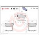 BREMBO Bremsklötze VA P 79 006