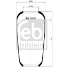 FEBI BILSTEIN Luftfeder 39901