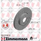 ZIMMERMANN Bremsscheibe 150.2938.20 Coat Z