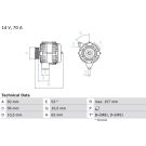 Lichtmaschine 0 986 039 760