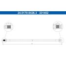 Bremsschlauch 24.5170-0426.3