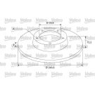 VALEO Bremsscheibe 675412 COATED