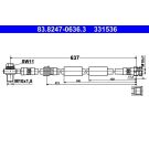 Bremsschlauch 83.8247-0636.3