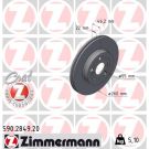ZIMMERMANN Bremsscheibe 590.2849.20 Coat Z