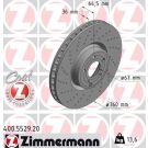 ZIMMERMANN Bremsscheibe 400.5529.20 Coat Z