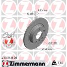 ZIMMERMANN Bremsscheibe 430.2611.20 Coat Z