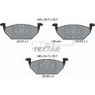 Bremsbelagsatz Vw P. A3/Bora/Golf 4/Polo/Octavia/Fabia/Ibiza Mit Sensor 2313101