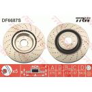 15 481 178 Bremsscheibe VA MERCEDES M-Klasse 11 TRW SINGLE DF6687S