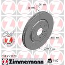 ZIMMERMANN Bremsscheibe 200.2531.20 Coat Z