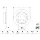 BOSCH Bremsscheibe 0 986 479 H55 BOSCH Bremsscheibe 0 986 479 H55