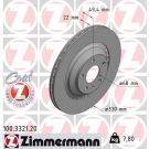 ZIMMERMANN Bremsscheibe 100.3321.20 Coat Z