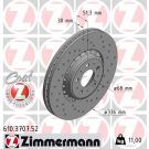 76 481 024 Sport Bremsscheibe VA Sport 610.3707.52 76 481 024 Sport Bremsscheibe VA Sport 610.3707.52