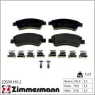 ZIMMERMANN Bremsbeläge 23599.190.2