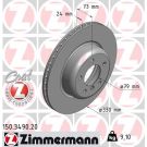 ZIMMERMANN Bremsscheibe 150.3490.20 Coat Z