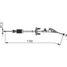 Handbremsseil CITROEN DS3, DS4, DS5 09-15 1987482796