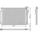 DENSO Kondensator, Klimaanlage DCN20040