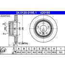 Bremsscheibe Bmw T. E87/E90 04 24.0120-0195.1