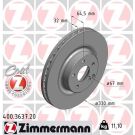 ZIMMERMANN Bremsscheibe 400.3637.20