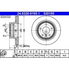 Bremsscheibe Bmw T. 1/3 2.0-2.5 03-13 Power Disc 24.0320-0195.1 Bremsscheibe Bmw T. 1/3 2.0-2.5 03-13 Power Disc 24.0320-0195.1