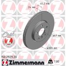 ZIMMERMANN Bremsscheibe 150.2929.20 Coat Z
