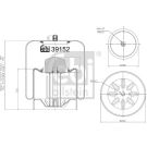 FEBI BILSTEIN Luftfeder 39152