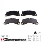ZIMMERMANN Bremsbeläge 25003.170.1