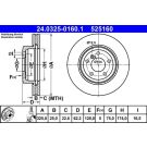 Bremsscheibe Bmw P. X3 2.0-3.0 04-11 Power Disc 24.0325-0160.1