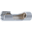 BGS Spezial-Steckschlüssel-Einsatz, geschlitzt | Antrieb Innenvierkant 10 mm (3/8"""") | SW 17 mm | 70988-17