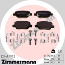 ZIMMERMANN Bremsbelagsatz, Scheibenbremse | 22449.170.2