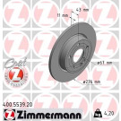ZIMMERMANN Bremsscheibe | 400.5539.20