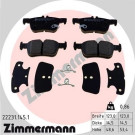 ZIMMERMANN Bremsbelagsatz, Scheibenbremse | 22231.145.1
