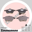 ZIMMERMANN Bremsbelagsatz, Scheibenbremse | 23392.200.1